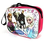 Disney Frozen Lunch Bag with Strap Features Elsa Anna Olaf Kristoff Sven
