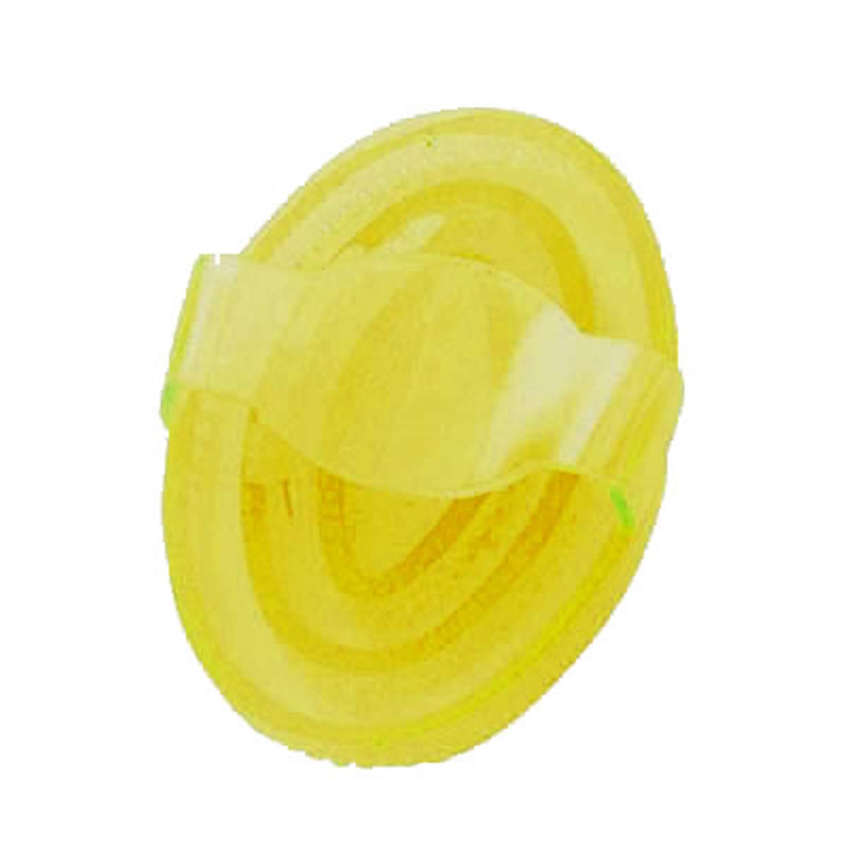 Lincoln Synthetic Rubber Curry Comb - Clear Yellow - Large