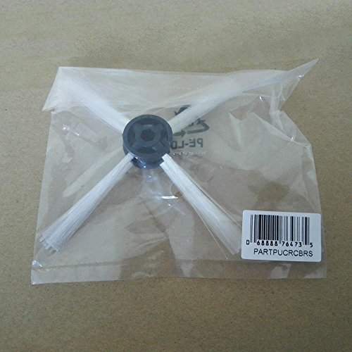 2 Pcs Replacement Edge Brushes - For Pyle PUCRC15 and PUCRC17 Pure Clean Smart Robot Vacuum Sweeper Cleaners - Pyle PARTPUCRCBRS