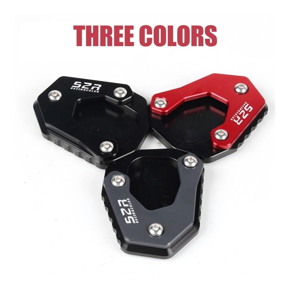 Seitenständer Platte Für 500 R 650 DS 500DS 500R 650DS Motorrad Kickstand Seitenständer Seitenständerverlängerung Vergrößerungspad Fußablageplatte
