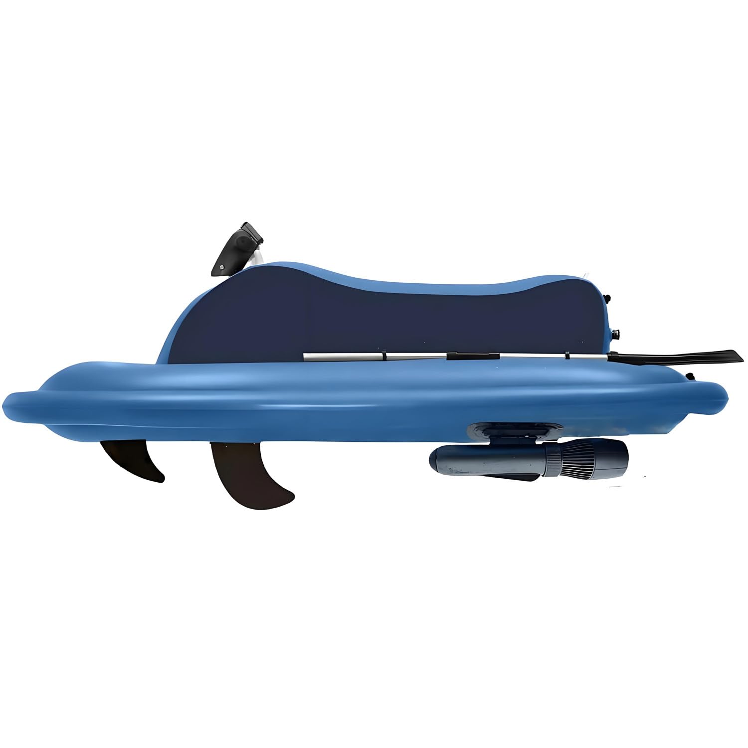 QuinteZhenTially Electric Motor Boat Jet Ski Inflatable Boat,Portable Jet Ski & Sup Motor,with 500w Kayak Electric Underwater Scooter,Speed ​​Range 3–7 Km/H,for Diving,Swimming,& Kayaking 16000mAh