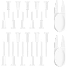 20 Air Stopper Plugs with 2 Removal Tools, Yoga Ball Replacement Plug Kit for Exercise Balls, Pilates Balls, Stability Balls, Fitness Ball Valve Stoppers for Inflatable Beds & Pool Floats