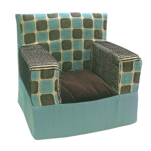 Image of Lambs & Ivy Slip Covered Chair in Baby Picasso