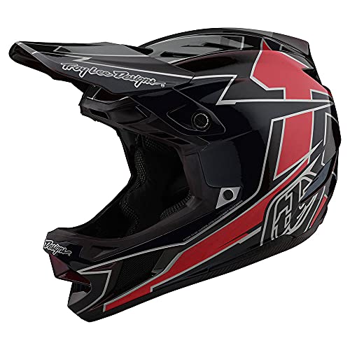 Troy Lee Designs Adult|Downhill|Mountain Bike|Bmx|Full Face D4 Composite Helmet Graph W/Mips (Red, Xl) #TOP12
