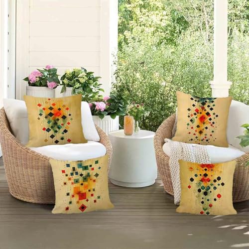 Housse de coussin lot de 4 lavable pour protéger et rénover vos canapés - 3