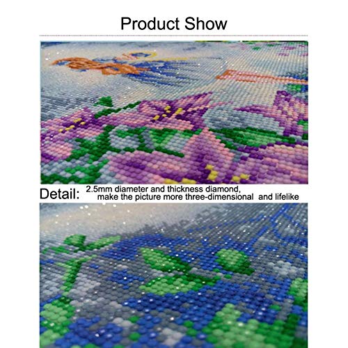 DIY Diamond Borduurwerk Romantische 5D Volledige Kruis Stitch Diamond Sets Decoratieve Diamant Schilderij Cartoon (40x30… - Image 7