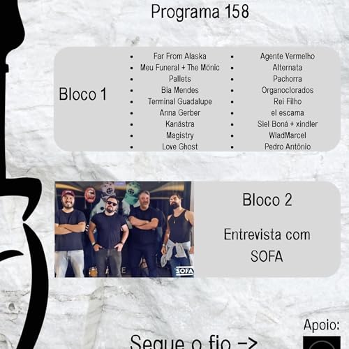 Page de couverture de Rock no Pinheiro #158 - Entrevista com SOFA