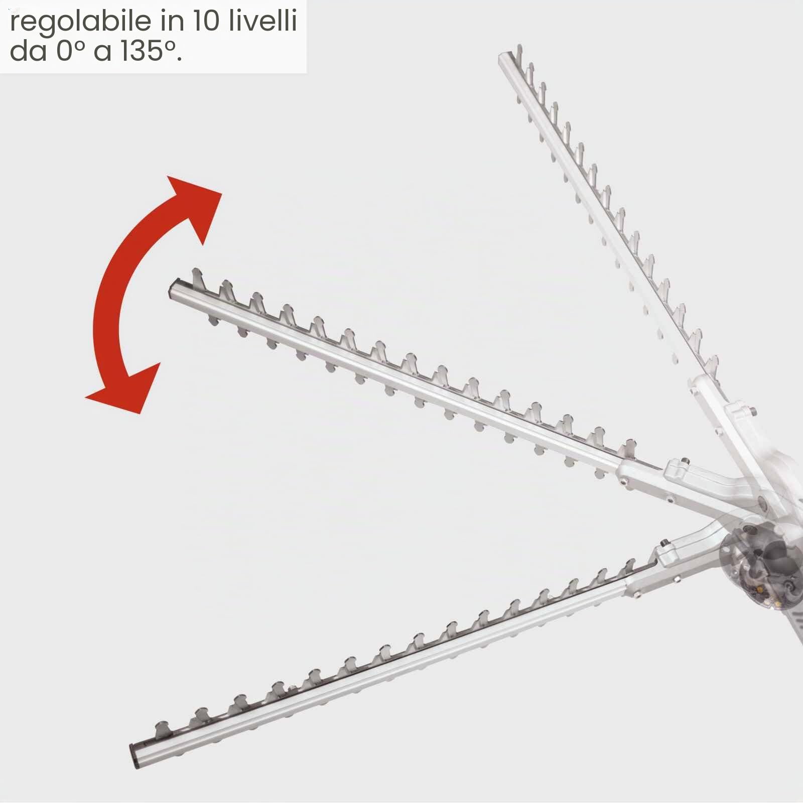 Tagliasiepi elettrico telescopico - Scheppach - ETHT1000