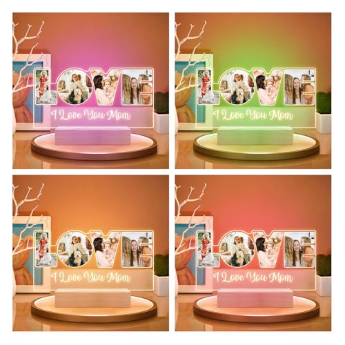 Custom-Picture-Frame-with-Photos-Personalized-LOVE-Photo-Frame-with-Night-Light-Customized-Photo-Acrylic-Plaque-Personalized-Photo-Gifts-for-Mom-Baby-Kid-Family-Pet Custom Picture Frame with Photos Personalized LOVE Photo Frame with Night Light Customized Photo Acrylic Plaque Personalized Photo Gifts for Mom Baby Kid Family Pet