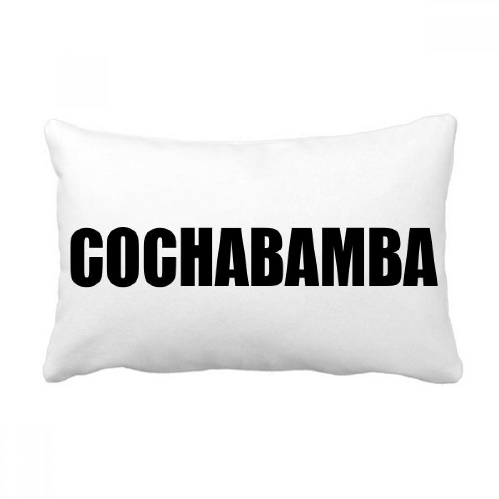 Coussin lombaire Cochabamba Bolivie multicolore 40x60 cm pour canapé