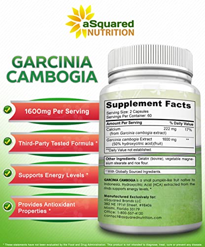 Asquared Nutrition 100% Pure Garcinia Cambogia Extract thumb #6