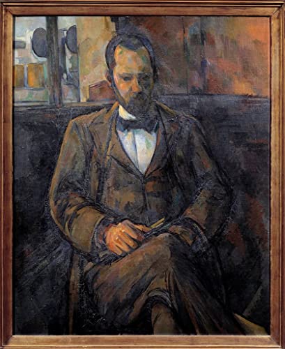 Décoration Murale 60x90cm avec l'Impression d'Art Cézanne Portrait d'Ambroise