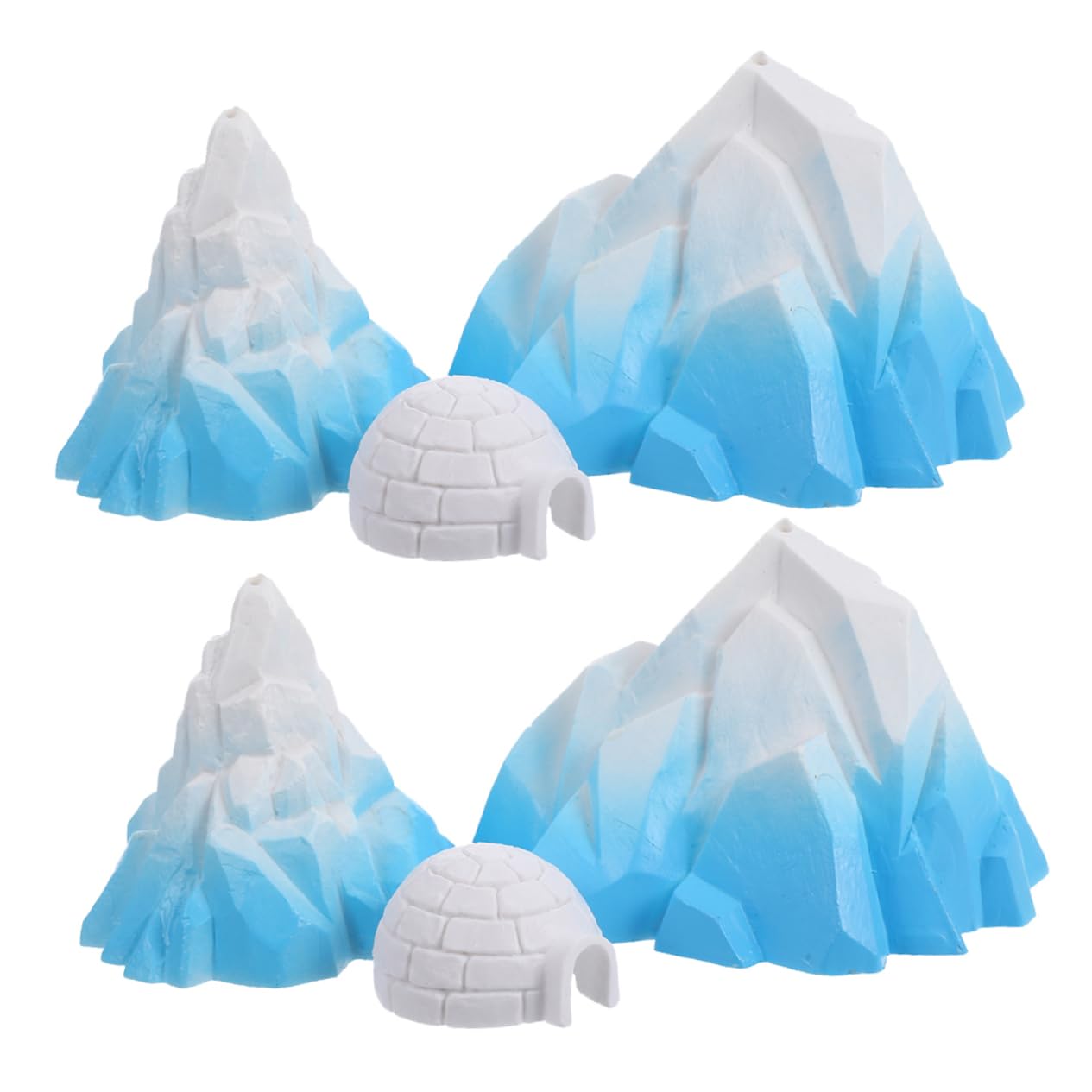 Décoration miniature iceberg en PVC pour aquarium et aménagement paysager sous-marin