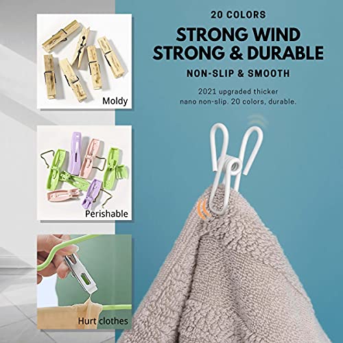 Chip-Clips-Bag-Clips-for-Food-Packages-Heavy-Duty-Metal-Clothes-Pins-20-PCS-2-Inch-PVC-Coated-Utility-Wire-Snack-Clips-Multipurpose-Pegs-for-Outdoor-Clothesline-Kitchen-Home-Decor-Travel-Office