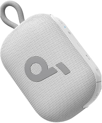 soundcore Select 4 Go Altavoz Bluetooth Ultraportátil, 20h, IP67, Mini Altavoz Ducha Bluetooth, Flotante, Sonido Potente de 5W, Interiores y Exteriores, Ciclismo