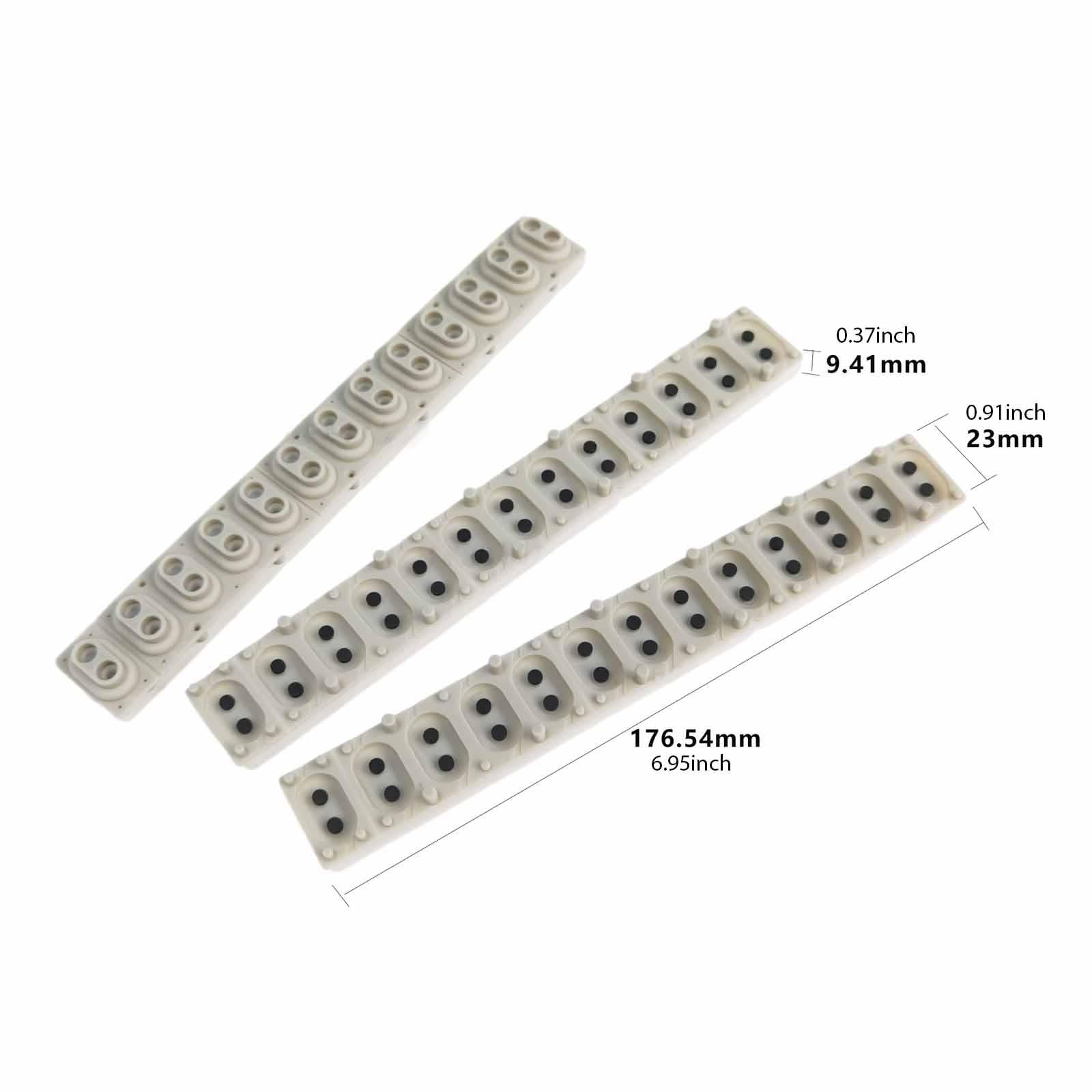 Amagogo 5 pezzi di striscia conduttiva per tastiera, accessori per pianoforte elettronico,