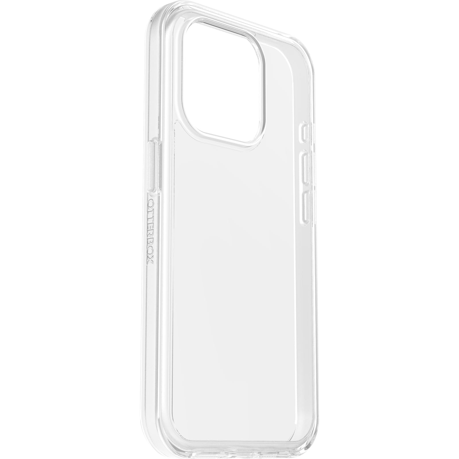 OtterBox iPhone 15 Pro (Only) Symmetry Clear Series Case - CLEAR, ultra-sleek, wireless charging compatible, raised edges protect camera & screen