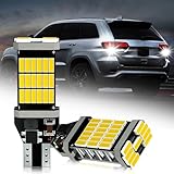 CEXHEHD 2pcs Grand Cherokee Reverse LED Bulbs Fit for 2011-2019 Jeep Grand Cherokee Back Up Reverse Lights Xenon White,Pack of 2