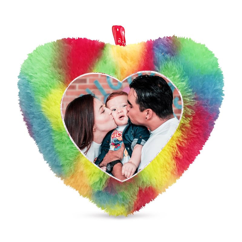 Fur Personalized Gift Photo Cushion for Boyfriend Girlfriend Husband Wife on Occasions Valentine's Day Birthday Anniversary Special Love Gift Heart 15x17 inch, Multi (PC87)-image-27
