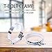 AAWFHRIE Stainless Steel 79-87MM T-Bolt Clamp for Turbo Silicone Intercooler Hose Clamp for 3.0''ID Hose Pack of 4pcs