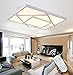 Produktbild Style home 48W LED Deckenlampe Deckenleuchte Voll dimmbar mit Fernbedienung für Wohnzimmer Schlafzimmer Kinderzimmer Rechteckig (Weiß)