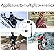 OBEST Motorrad Bluetooth 5.0 Headset, Motorrad Helm Kopfhörer Funkkopfhörer Wasserdicht, Unterstützt Freisprechen/Rückruf/Musik/Siri, 450 mAh 720 Stunden Standby, Motorrad Sturzhelm Skifahren Headsets