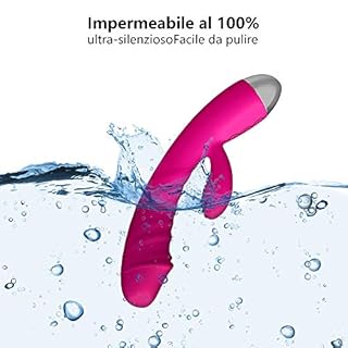 -Đilđo Vîbràtóri Sèssúali per Donna, Vîbràtóré Wireless con 10 Frequenza, Riscaldamento Intelligente, Motori Doppi, Ricaricabilea, 100% Impermeabile