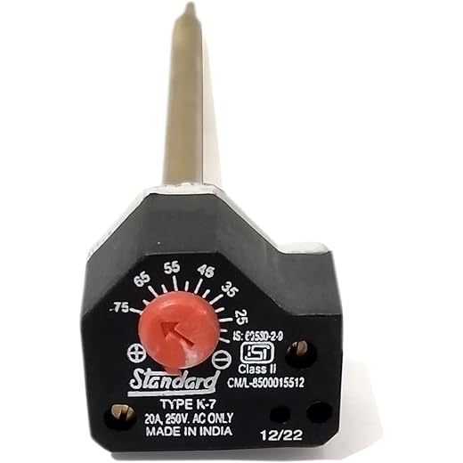 Swastik Heaters And Appliances Auto Cut-Off Electronic Thermostat/Electric Water Heater Geyser Thermostat Temperature Controlling Sensor (11 inch)
