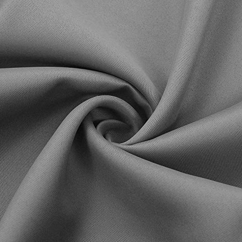 Image of DWCN Blackout Curtains for Bedroom Living Room 52 x 45 Inch 2 Panels Grey