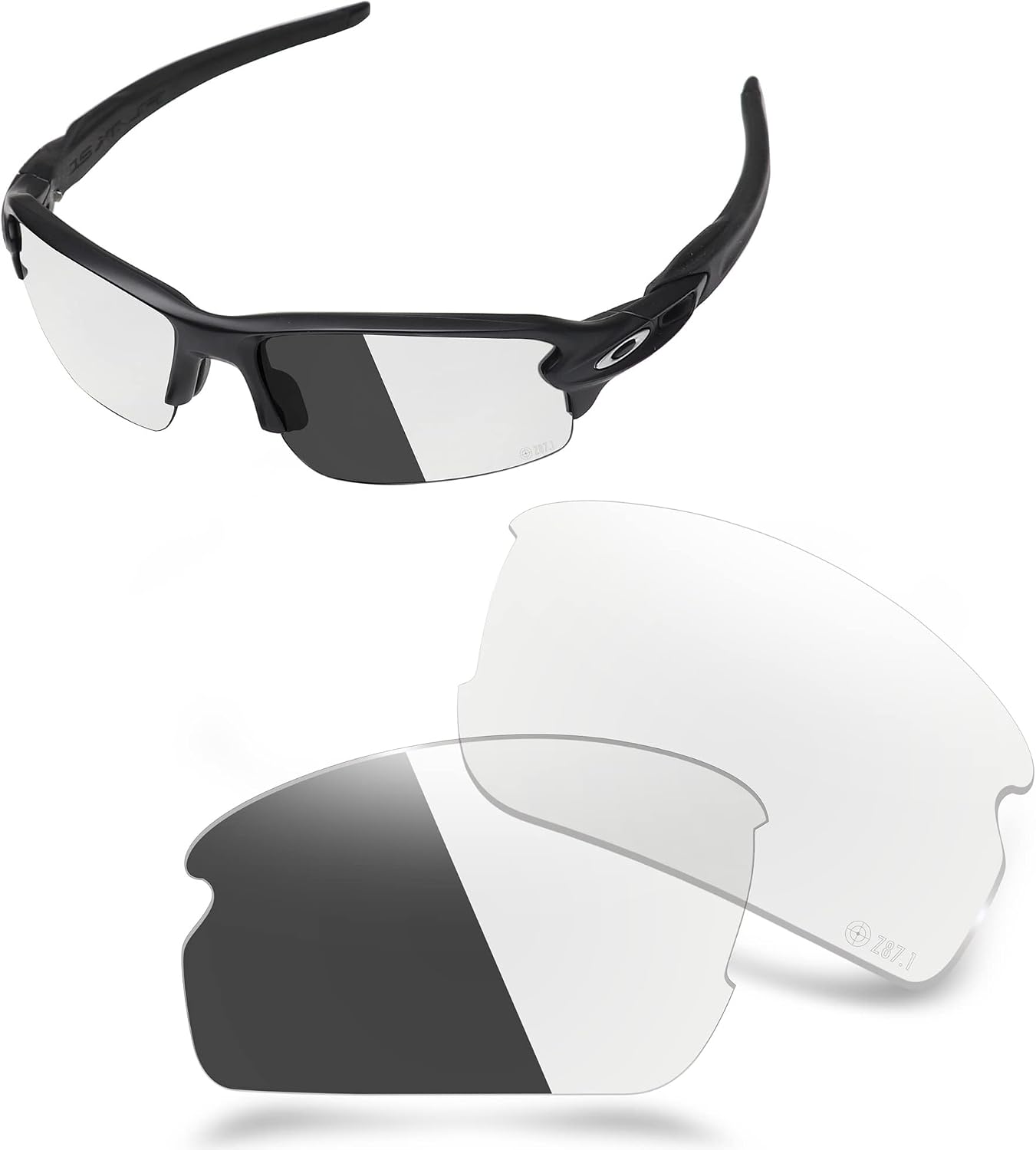 ANSI Z87.1 Replacement Lenses For Oakley Flak 2.0 OO9295 Sunglasses