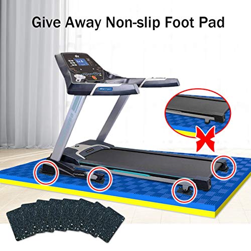 Esterilla para ejercicio y protector de suelo para cinta de correr en pisos 7
