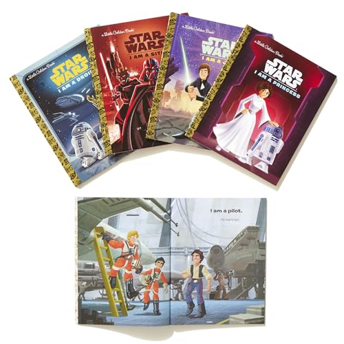 Star Wars: I Am a...Little Golden Book Library -- 5 Little Golden Books: I Am a Pilot; I Am a Jedi; I Am a Sith; I Am a Droid; I Am a Princess - Image 3