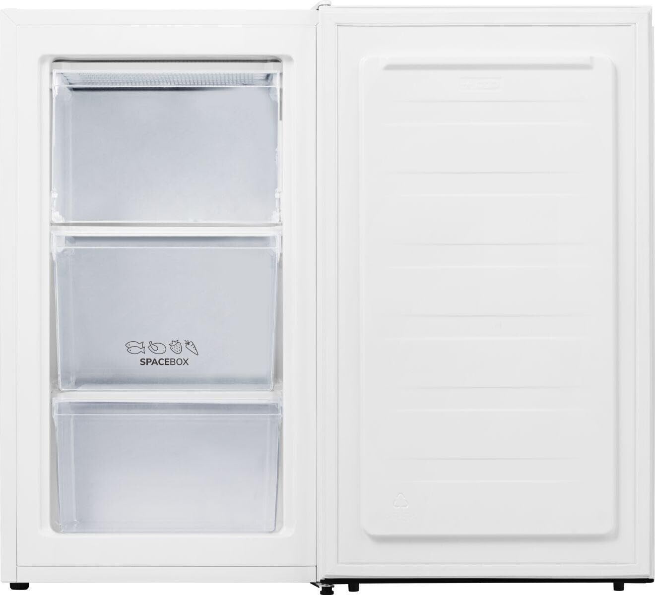 Gorenje F39EPW4 - Congelatore da tavolo, indipendente, classe di efficienza energetica E, volume totale 61 litri, cerniera della porta intercambiabile, livello di rumorosità 38 dB (C), altezza x