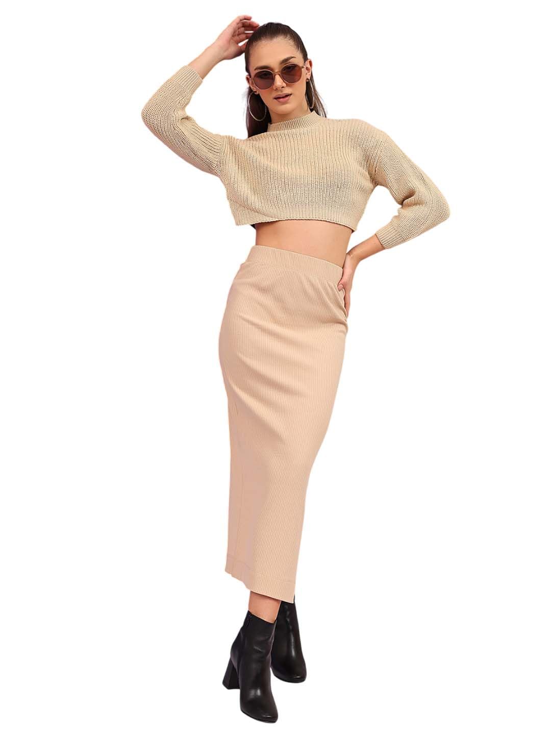 kotty Women's Soft and Stretchable Knit Sweater Perfect for Winter Styling and Layered Looks-picture-1