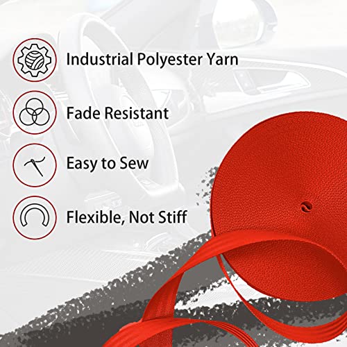 Image of Polyester Webbing Strap 16+Colors - 1 inch&1.5 inch&1.9 inch - 16.5 25 33 55 Yards Heavy Duty Webbing Roll, Flat Webbing Strap for Indoor&Outdoor Gear, Climbing, DIY Crafting, Repairing