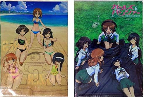 ガールズ＆パンツァー クリアファイル あんこうチーム 水着 ② 台湾