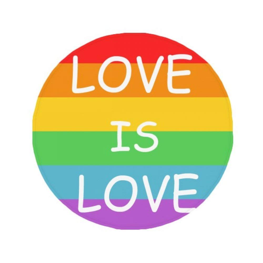 Tapis transgenre LGBT en polyester filé robuste pour porte d'entrée