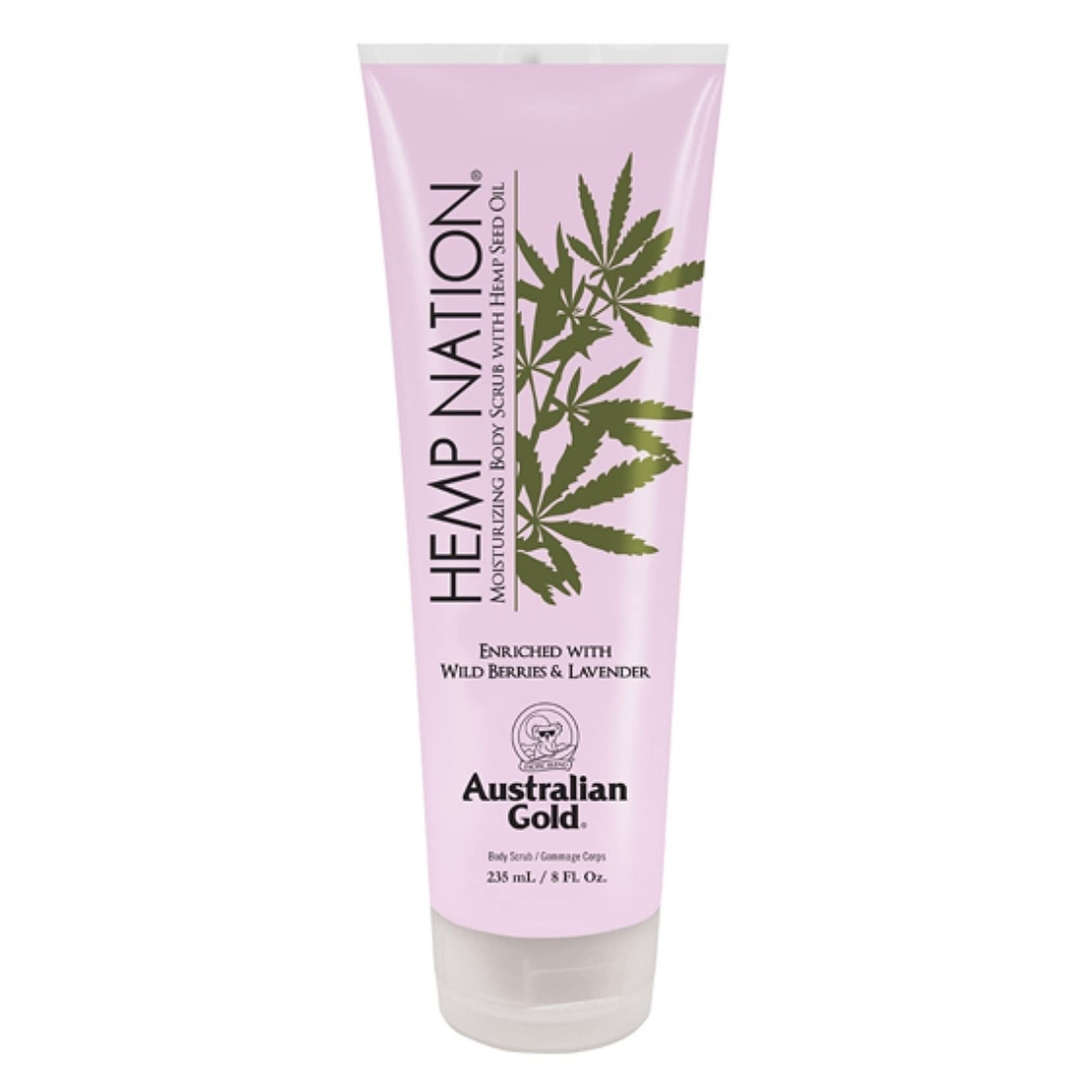 Australian Gold Hemp Nation Toasted Coconut And Marshmallow Body Wash, Almond, 235 Millilitro