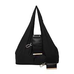 Tote Bag Keychain Foldable Mini Tote Bag Keychain Expandable Compact Leather To-te Bags with Key Ring Large Capacity