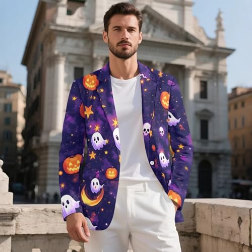 Men's Suit Blazer Slim Fit Business Casual Men Suit Sport Coat One Button Travel Blazer Lightweight Suit Jacket2