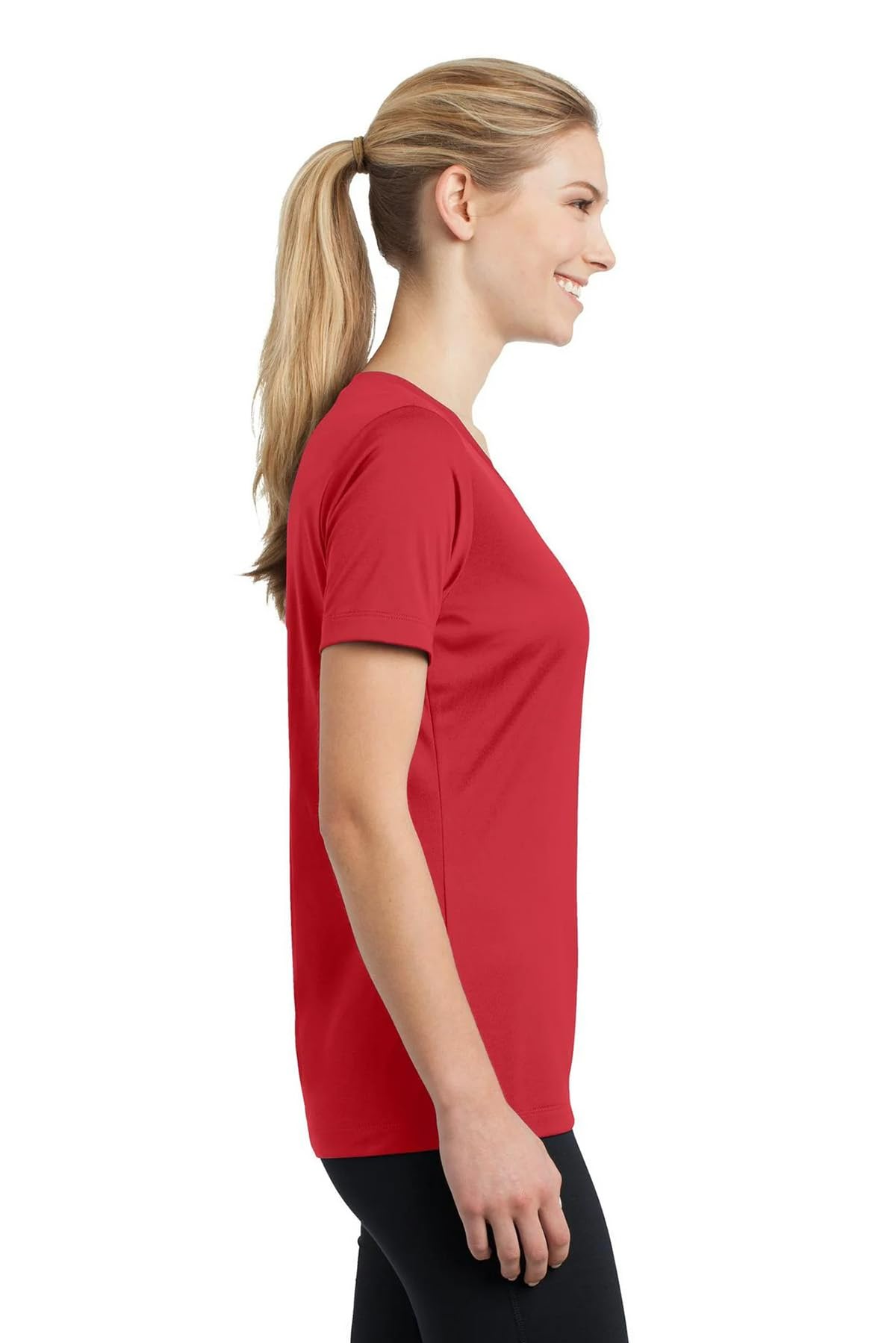 Camisas atléticas de manga corta para mujer que absorben la humedad, tallas XS a 4XL