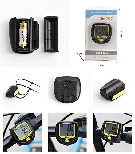 Velocímetro Digital Odômetro Sem Fio Bike Prova D'água 83