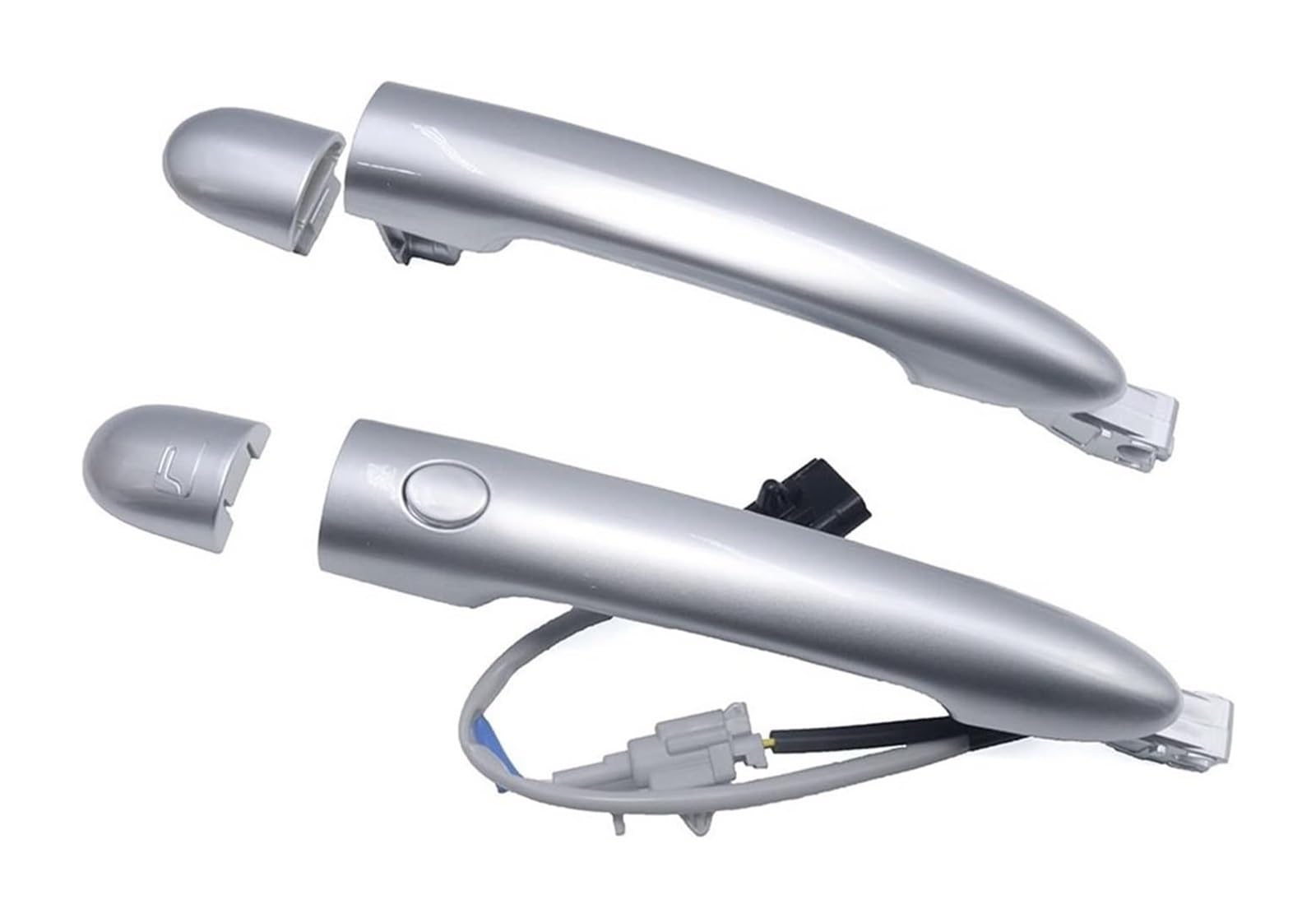 Qwqthgs 5 Car Exterior Door Handle Cap Outside Door Handle Smart Entry For Megane 2 For Koleos For Espace Iv 80611-Jz00 80640-Jy01b 80647-Jy01a(5)