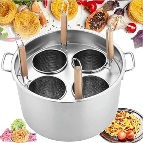 MRKU Ollas, ollas de Cocina comerciales con colador y vaporera, para cocinas domésticas y restaurantes.