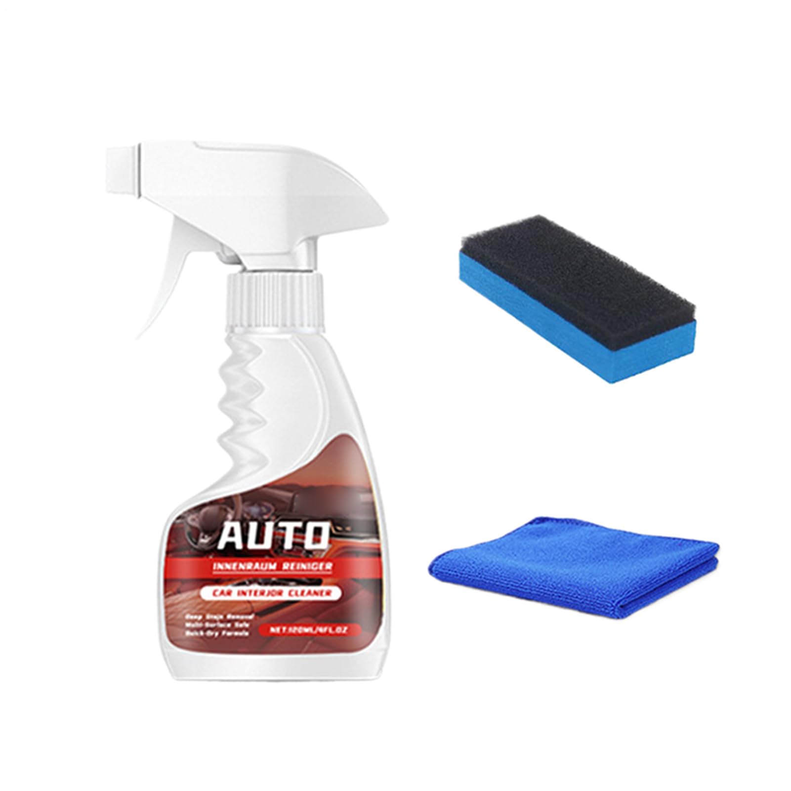 Car Interior Cleaner Set 100ml Long-Lasting