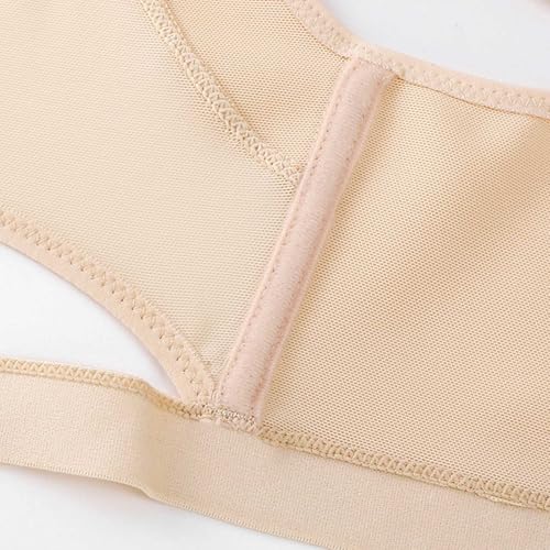 Soutien-gorge confortable sans couture blanc et bralette douce sans armatures S - 7