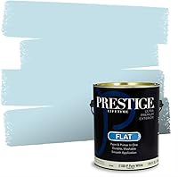 Vista 261 de Prestige Paints. - Base y pintura para exteriores en un solo galón, 1 galón. plano, comparable con Sherwin Williams Topsail.