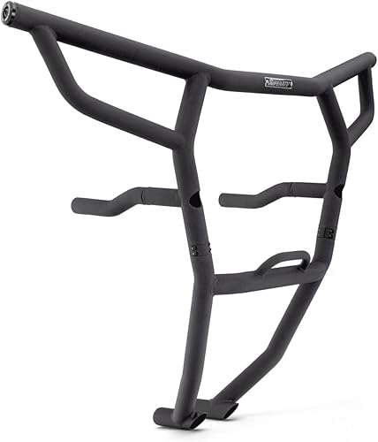 Miniatura 9 de SuperATV Parachoques trasero para Polaris RZR XP 1000/XP 4 1000/High Lifter/XP 4 High Lifter/Senderos y rocas, negro antiarrugas, tubo de acero