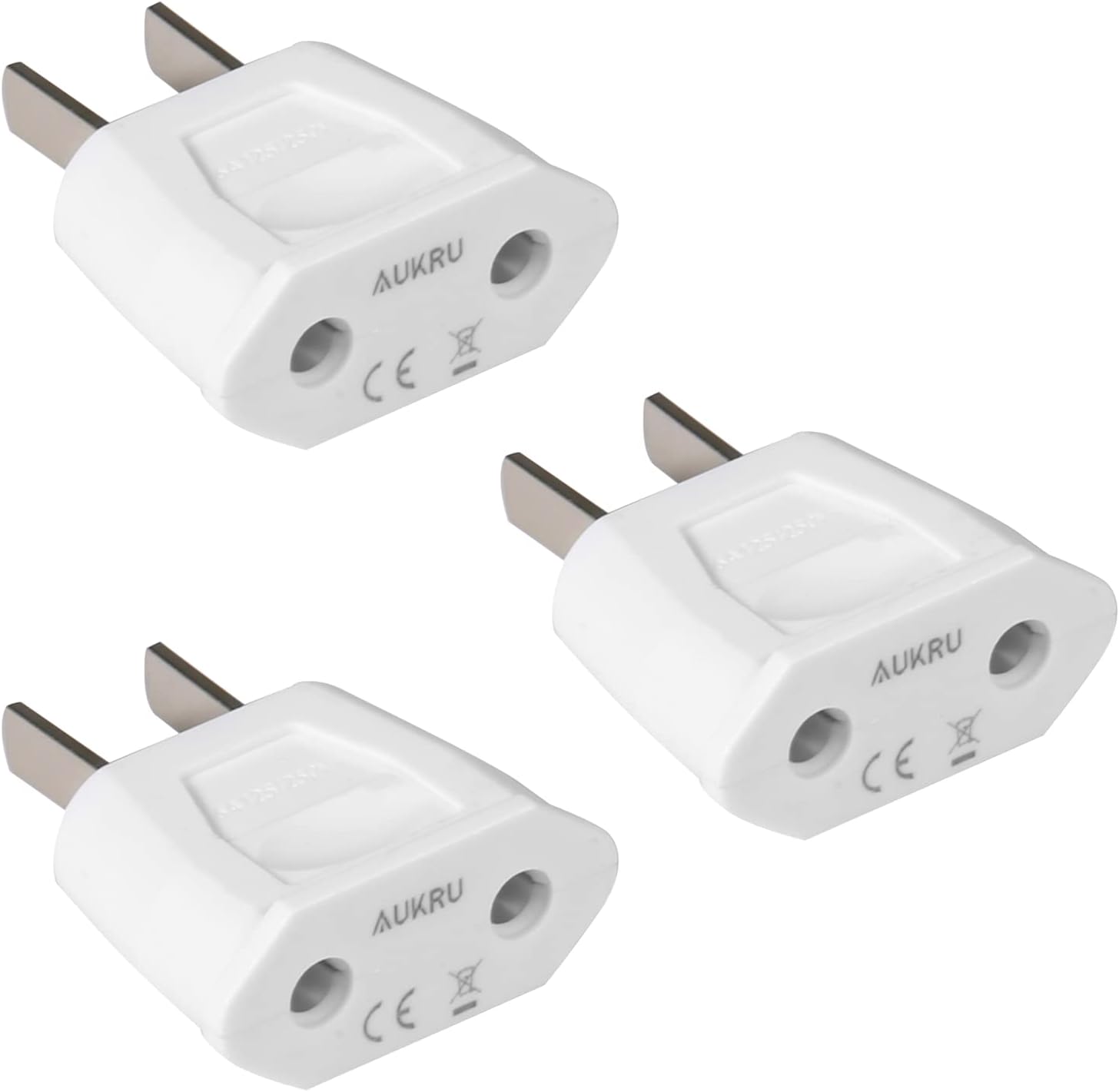 Neuftech 3X Adaptateur De Voyage Français France/Europe Vers USA