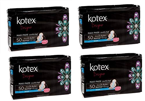 Kotex Maxi Normal with Wings 4× 50 Pads
